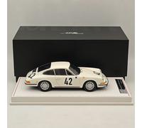 Ivy Merit 1/18 Porsche 911s 1967 Le Mans White #42 High-Quality Collection Resin