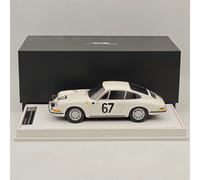 Ivy Merit 1/18 Porsche 911s 1967 Le Mans White #67 High-Quality Collection Resin