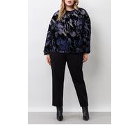 IVY OAK Belve Blouses & Tunics Aop - Black Navy Blue Taglia: 34 | Magliette intime Outlet | Donna | Nero