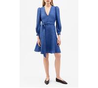 IVY OAK Nicky Mini Length Deep V-neck Dress Ocean Blue Taglia: 40 | Abiti Mini Outlet | Donna | Blu