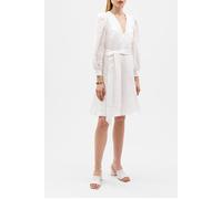 IVY OAK Nicky Mini Length Deep V-neck Dress Snow White Taglia: 36 | Abiti Mini Outlet | Donna | Bianco