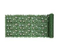 Ivy Privacy Fence - 3,3 x 10 Ft Artificial Hedge Screen, UV Protected Decorative Divider, Weather Resistant Garden Panel, Breathable Green Wall for Patio, Balcony and Poolside