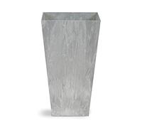 Ivyline Artstone Vaso da Fiori, per Piante Ella, Resistente al Gelo e Leggero, Grigio, 35x70cm