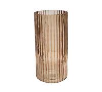 Ivyline Daphne Vaso a coste in albicocca, impermeabile e sostenibile, qualità premium, vaso sottile per fiori recisi, altezza 23 cm x profondità 15 cm