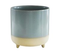 Ivyline Fioriera, Ceramica, Blu Cielo Opaca Reattiva, H8,5 cm x D8 cm