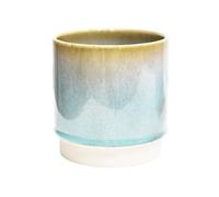 Ivyline Fioriera, terracotta, verde acqua, 14 x 13,5 cm