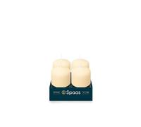 Ivyline Unscented Pillar Candle Hours-Ivory Candela cilindrica inodore 50/80 mm, ± 18 Ore-Avorio, Cera di paraffina, 430 unità