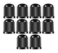 IVYMEIMEI 10 Pezzi Tappini gomme Auto con o-Ring per Ford Mustang Mach-E I 2021-2024, Tappi per Valvole Pneumatici Tappi Parapolvere Plastique Noir