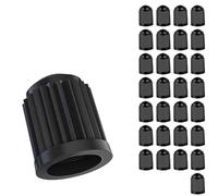 IVYMEIMEI 30 Pezzi Tappini gomme Auto con o-Ring per BMW X5 4 (IV) G05 I 2018-2023, Tappi per Valvole Pneumatici Tappi Parapolvere Plastique Noir