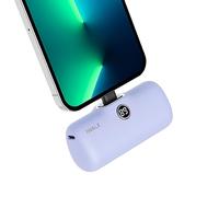 iWALK Caricatore Portatile 4800mAh[2024 Upgrade], Power Bank Ricarica Rapida con Display LED Compatibile con iPhone 14/14 Pro Max/13/12/11/SE/XR/8/7/6s, Viola