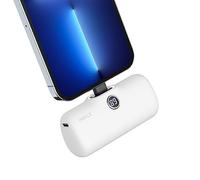 iWALK Caricatore Portatile 4800mAh[2024 Upgrade], Power Bank Ricarica Rapida con Display LED Compatibile con iPhone 14/14 Pro Max/13/12/11/SE/XR/8/7/6s, Bianca