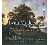 Iwan Müller Iwan Müller: Concertos for Clarinet and Orchestra No. 3, 4, 5, (CD)