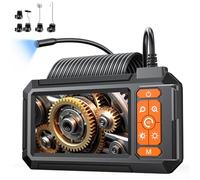 iWarmbase 4.3" Endoscopio Professionale, 1080P HD Telecamera Endoscopica,Impermeabile IP67 telecamera ispezione tubi con 8 luci LED,Endoscopio Industriale,16.5FT/5, 2600mAh