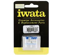 Iwata Duse Ugello 0.2 mm aerografo, Valvola a sfera in Plastica, 2 porte, Compressione, 0.2 mm, Metallo e Plastica