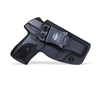 IWB Tactical KYDEX Gun Holster Pistola Softair Fondine Fits: Ruger LC9 / LC9S / Ruger LC380 / Ruger EC9S Pistol Case Inside Concealed Carry Holster Guns Accessories (Black, Right Hand Draw (IWB))