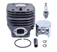 IWBR Kit pistone cilindro 48mm adatto for Husqvarna 262xp 261 262 pezzi di ricambio for motosega a gas 503541171 W candela