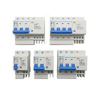 IWEBQSAP Interruttore Automatico in Miniatura for Uso Domestico DZ47LE-63, 10 Pezzi, 4P, Interruttore Pneumatico con Protezione dalle perdite, trifase, cancello Principale(20a)