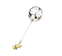 IWEBQSAP Valvola a Galleggiante 1 Pz Valvola a Sfera a Galleggiante Serbatoio Acqua Calda e Fredda Livello del Liquido Valvole a Galleggiante in Metallo 1/2 '' 3/4 '' Corpo Valvola WC in Ottone(DN15)