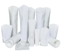 IWEIGN Filtro alimentare 1 pz 4 "x15" 105 x 380 mm materiale PP PP / anello in acciaio inox filtro industriale a calzino tasca sak 0,1/0,2/0,5/1/5/10/25/50/100/200 micron (0,1 micron, anello in PP)