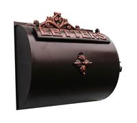 IWENZHKPA Cassetta Lettere Cassetta Postale A Parete Decorazione della Villa A Semicerchio retrò per La Casa All'aperto Decorativo