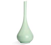 IWENZHKPA Spazzolone WC Portascopino E WC da Bagno Set Completamente Chiuso Staccabile Vaso Scopino Bagno(Grün)