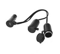 IWH 19011 doppia presa con USB 12/24 Volt 2100 mAh