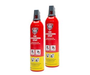IWH 2 x Spray antincendio - Reinoldmax Riutilizzabile Anche per bruciature grasse, 2 x 750 ml