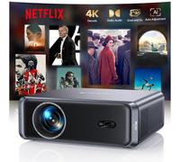 iWIMIUS Proiettore 4K [Compatibile con Netflix]1000ANSI Auto Focus/Keystone