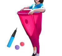 Iwinna Granny Pants Gioco da cortile, Set di giochi per nonna all'aperto, Freaky Party Games Pantaloni con 2 palline e 1 gonfiatore, giochi da cortile giochi da campo per riunioni di famiglia giganti