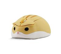 Iwinna Wireless Optical Mouse Cute Cartoon Hamster Usb Computer Mice Small Ergonomic Pink Mini 3d Pc Office Mouse for Kid Girl Gift