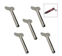 iwobi 5 Pezzi Dentifricio Squeezer,Spremi Tubetti Dentifricio in Acciaio Inox Dentifricio Manuale