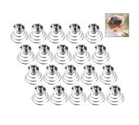 iwobi Fermagli Spirali per Capelli,20 pezzi Forcine a Spirale Accessori Clip di Matrimonio Fermaglio per Capelli Strass