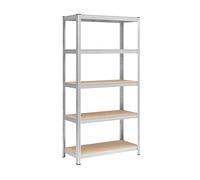 IWOFER Scaffale in Metallo 180x90x40 cm per Carichi Pesanti 875 kg - 175 kg per Ripiano Scaffalatura 5 ripiani per Magazzino Garage (1)