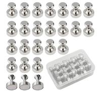 iwontalersy 25 Pezzi Magneti Neodimio,Calamite Piccole Potenti,Piccole Magneti Frigo Potenti,per Cucina,Frigorifero,Lavagna Bianca,Ufficio