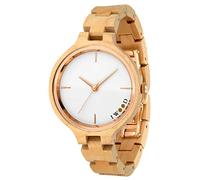 IWOOD Orologio in legno - Orologio da polso in legno pregiato - Orologio da polso - Legno - analogico da donna - Ø 37 mm - Miyota Caliber (acero), acero, Bracciale