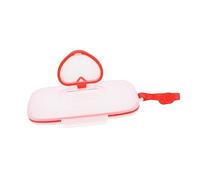 IWOWHERO 1 Pc Scatola per fazzoletti bagnati Love assorbitore pulire più caldo tu salviette umidificate ecologiche custodia per tessuti all'aperto custodia per salviette plastica PP rosso