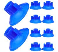 IWOWHERO 10 Pezzi Clip Sostitutiva Testa Mop in Plastica Resistente Morsetti Fissaggio Stabile per Pulizia Pavimenti Cucina e Bagno Accessori Professionali Facili da Montare