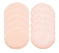 IWOWHERO 10 pezzi Dischetti Cosmetici in Cotone Morbidi per Polvere Libera e Trucco Puff Polvere Leggeri e Confortevoli per Applicazione