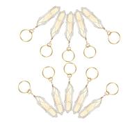 IWOWHERO 10 Pezzi Dreadlock Hair Charms With Crystal Pendants Wire Wrapped Rings For Women DIY Versatile Braiding Accessories For Secure Outdoor Styling
