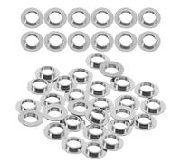 IWOWHERO 100 Pezzi Rondelle in Acciaio Inossidabile per Occhiali Senza Montatura Guarnizioni Resistenti per Riparazioni Prolungate Accessori di Ricambio per Kit Te e Uso Professionale