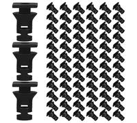 IWOWHERO 100pezzi Pressacavo in ABS per Proteggere Cavi Elettrici Connettori Antistrappo per Cavi Morsetti per Resistenti e Facili da Installare