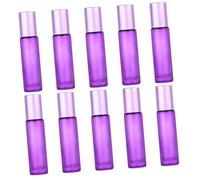 IWOWHERO 10ml Set di Flaconi a Sfera in con Flacone per Essenziale Flaconi Roll-on per Oli Flacone per Crema Ricaricabile Dispenser per Siero per Occhi Sfera in Acciaio Inossidabile