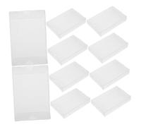 IWOWHERO 10pezzi Cassette Tape Storage Rack PVC Organizer per Audiocassette Visualizzazione per Design Impilabile Wire