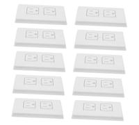 IWOWHERO 10pezzi Copriprese Elettriche Auto-chiudenti Per Design Sicuro e Resistente Protezione Per Outlet Casa Adatto Per Cucina e Camera Da Letto