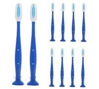IWOWHERO 10Pezzi Mini Spazzolini Denti Antiselfharm con Breve per Sensibili per Carceri e Ospedali Psichiatrici Design per Facile Stoccaggio