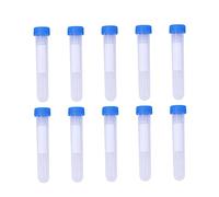 IWOWHERO 10pezzi Tubo Porta Aghi in Plastica Trasparente Sigillato Organizzatore per Aghi da Cucito Contenitore per Piccoli e Grandi