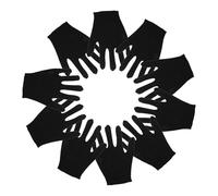 IWOWHERO 12 Paia Guanti di Cotone Protettivi l Guanti da Lavoro Idratanti per Giardinaggio Pulizie e Ispezioni Resistenti per Uso Interno ed Esterno