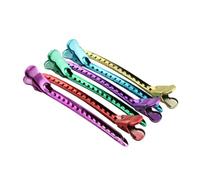 IWOWHERO 12 Pezzi Fermagli Per Neri Fermagli Per Styling Parrucchiere Fermaglio Per Mascella Riccia Fermaglio Per Forcina Anatra Donne Colore Casuale