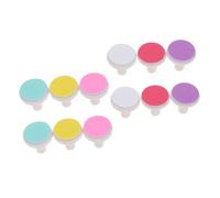 IWOWHERO 12 pezzi Testine Ricambio Tagliaunghie Elettrico per Tamponi Leviganti Sicuri e Durevoli Accessori Colorati per Cura Unghie Bimba