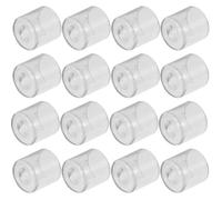 IWOWHERO 16 Pezzi Cappucci per Gambe di Mobili Trasparenti 22Mm Coprigambe per Sedie e Tavoli Fondo Antiscivolo e Protettivo Accessori per Arredamento Sicuro in Casa